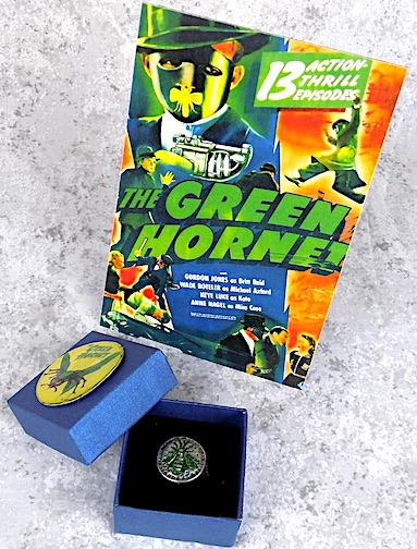 Green Hornet metal insignia ring 