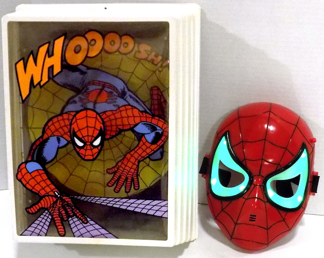 Spider-Man 3D Wall Art + Light-Up Mask